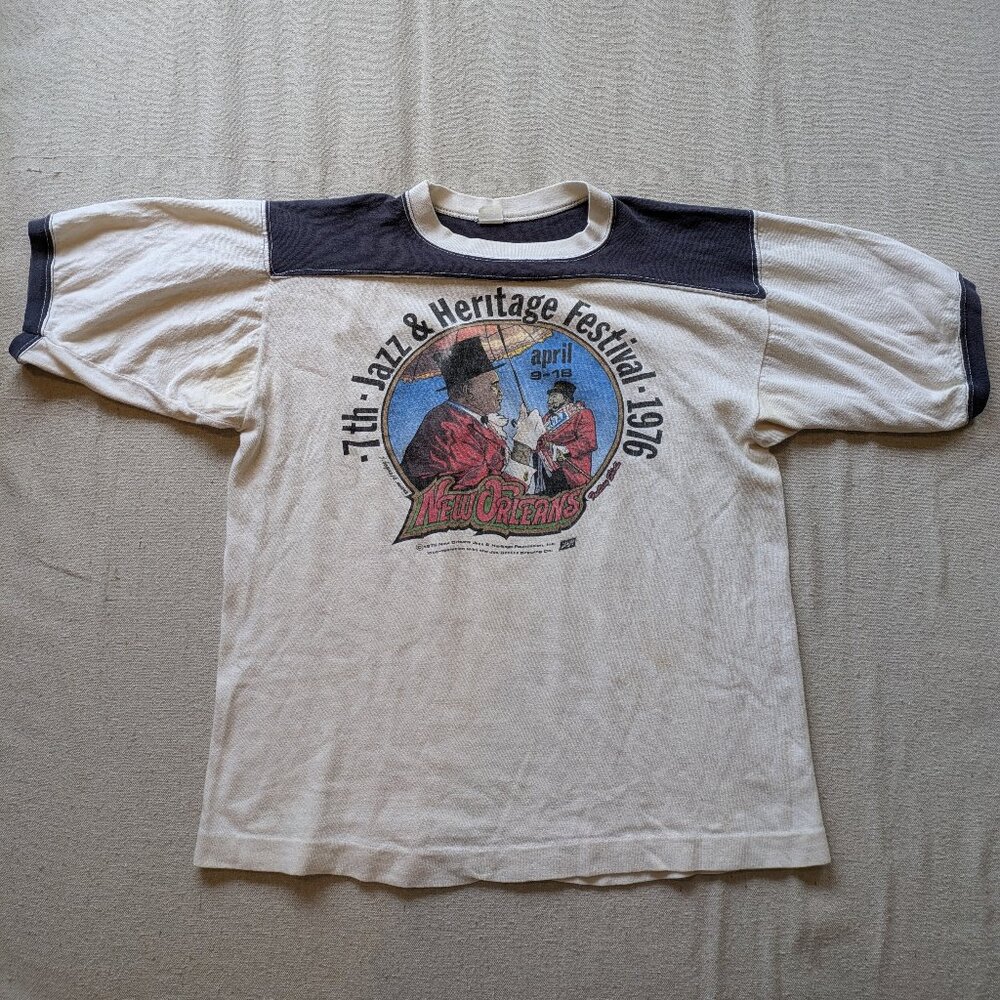 Rare Vintage New Orleans Jazz Fest Tee 1976